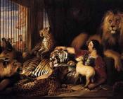 埃德温亨利兰德希尔爵士 - Isaac van Amburgh and his Animals